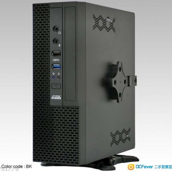 GTR S102 Mini-ITX Case Black w/200W Power Supply