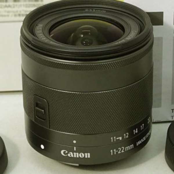Canon EF-M 11-22 mm 97% new