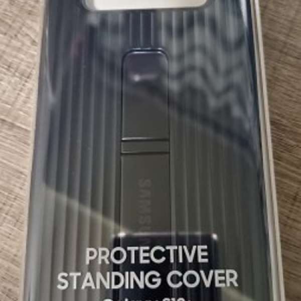 全新 Samsung S10+ plus  Protective Standing Cover 保立架式護背蓋 (灰黑色)