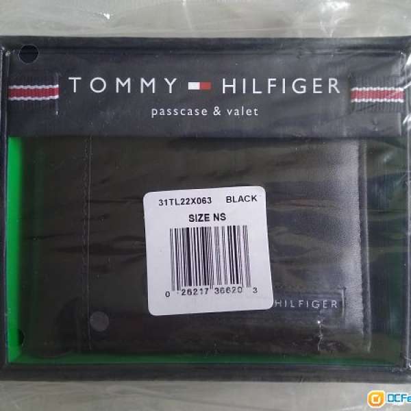 最後 原裝Tommy Hilfiger Mens Leather Passcase Billfold Wallet 100%真皮 銀包 禮物