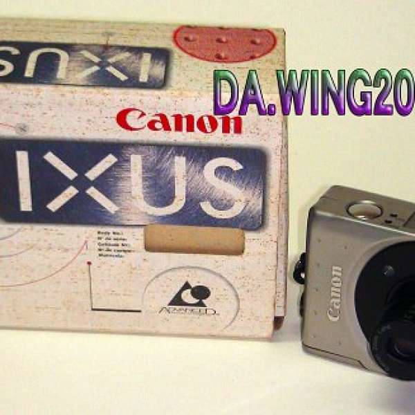 出售 Canon IXUS ADVANCED PHOTO SYSTEM  APS 數碼菲林相機一部