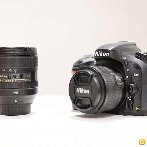 Nikon D610 + AF-S Nikkor 24-85mm f/3.5-4.5G ED VR + 50mm f/1.8G