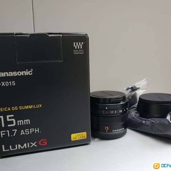 Panasonic Leica DG Summilux 15mm f1.7 Asaph (FOR M43 CAMERA)