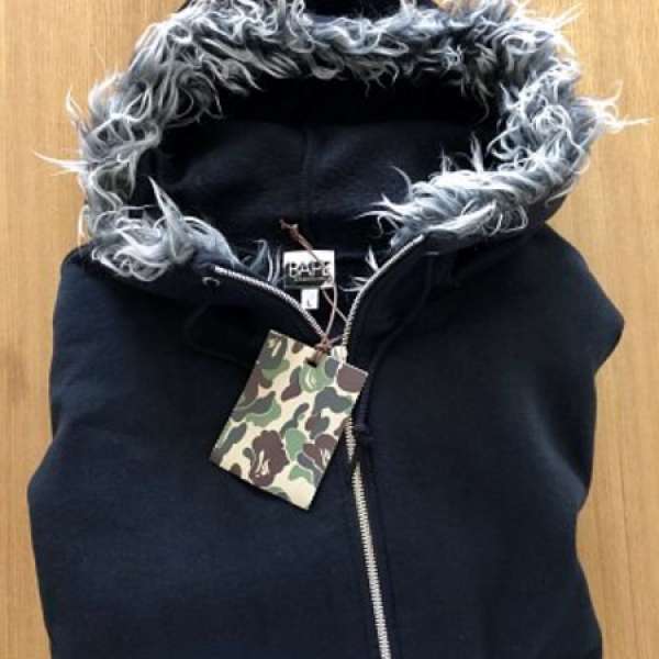 猿人 Bape 拉鏈有帽衛衣 Zip-up (L)