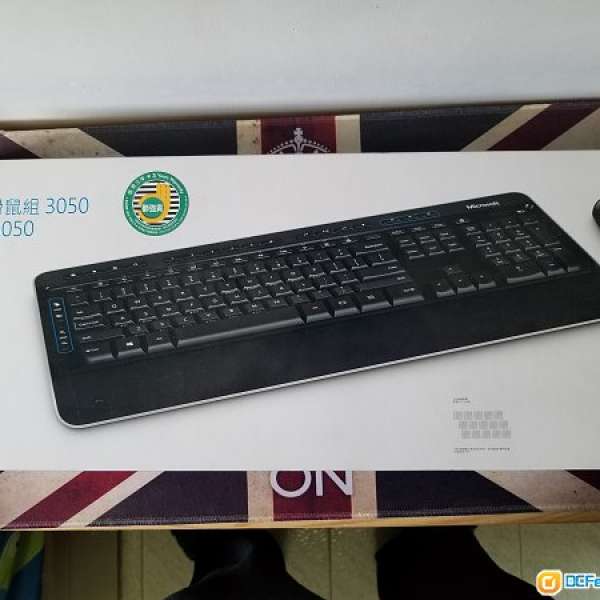 [抵用] Microsoft 無線鍵盤組合 Wireless Desktop 3050 Keyboard With Mouse