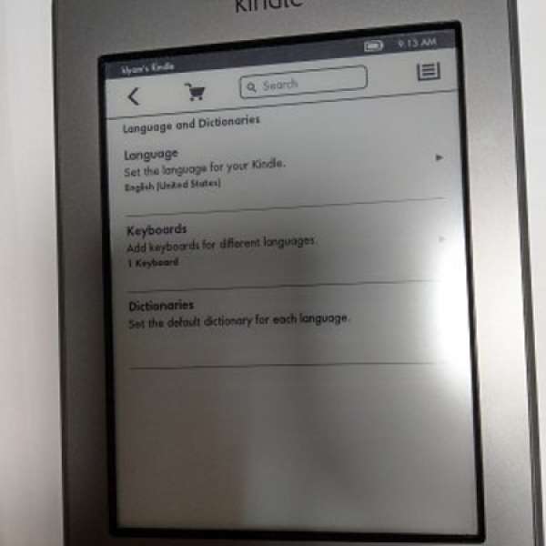 Kindle 5 touch