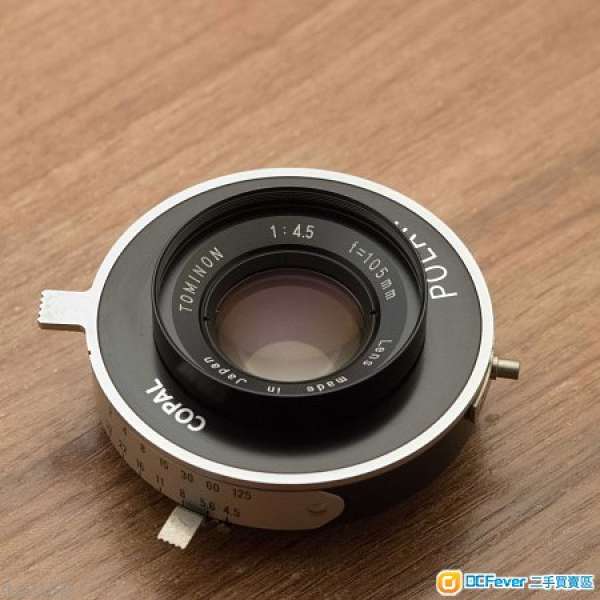 新淨 Polaroid Tominon 105mm f4.5 ( 可cover 4x5 ) 寶麗萊 鏡頭 鏡間快門