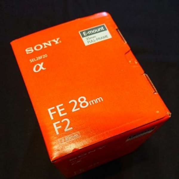 全新行貨 Sony 28mm f2 (2019星芒加強版) for A7 A6500 A6300 A9 A7R A7S