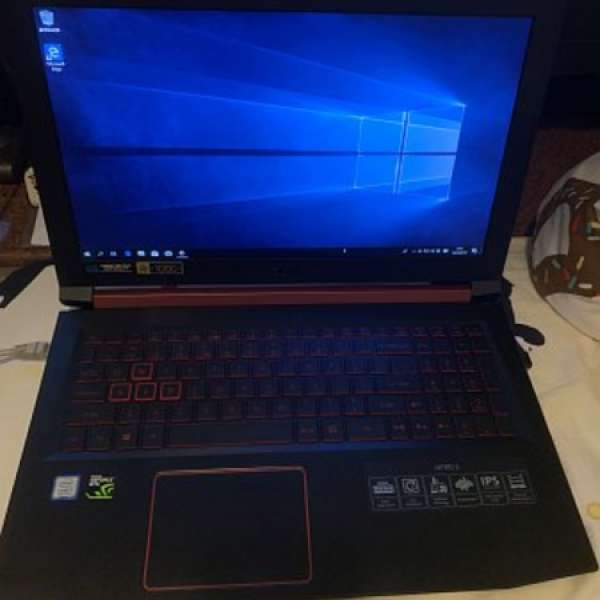 Acer gaming notebook i7 8750h 8gb ram GTX 1050