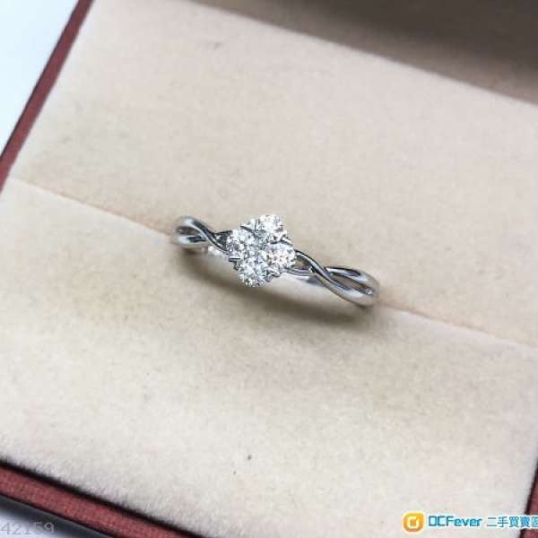 Mabelle 18K 0.20CT 鑽石戒指(11圈口) 已翻新