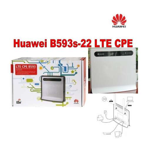 Huawei B593 4G LTE Router (4x Lan port)