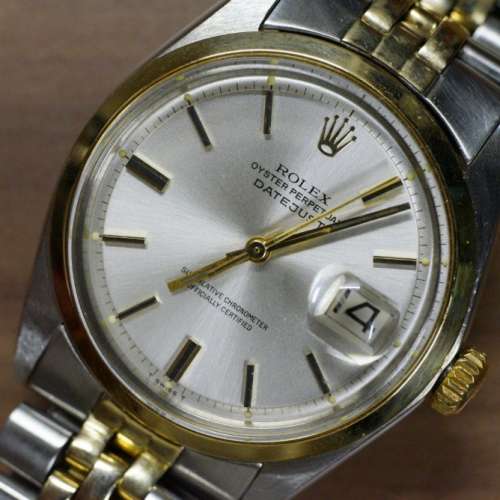 Rolex 1600 two tone 14k USA jubilee rare!