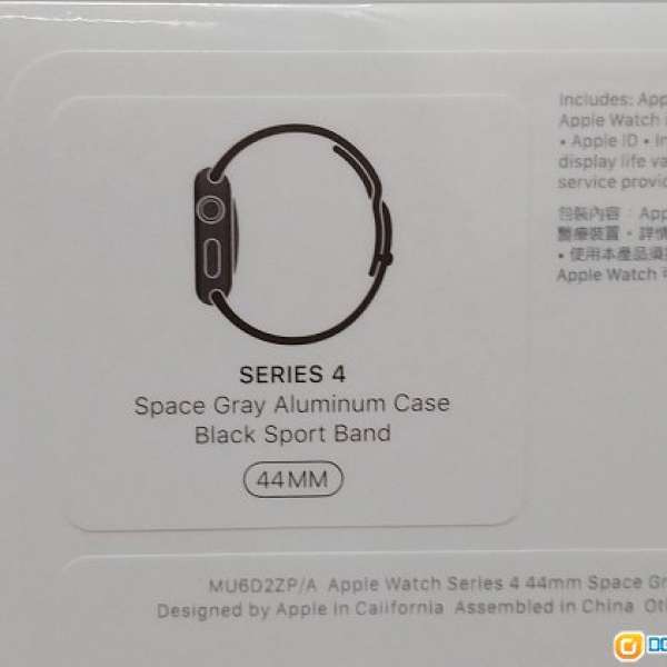 100% 全新 Apple Watch Series 4 (44mm)