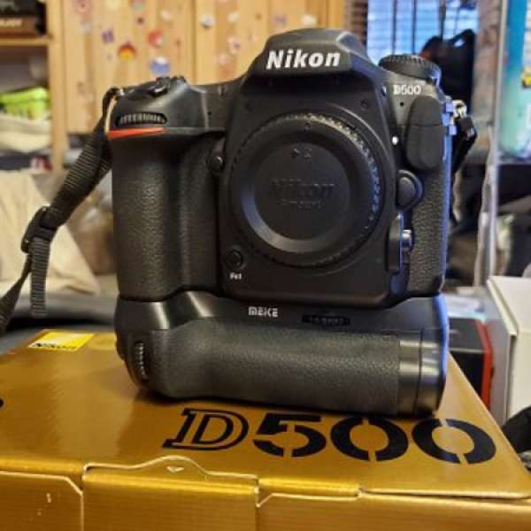 95% NEW 行貨全套有盒 Nikon D500 Body 過保