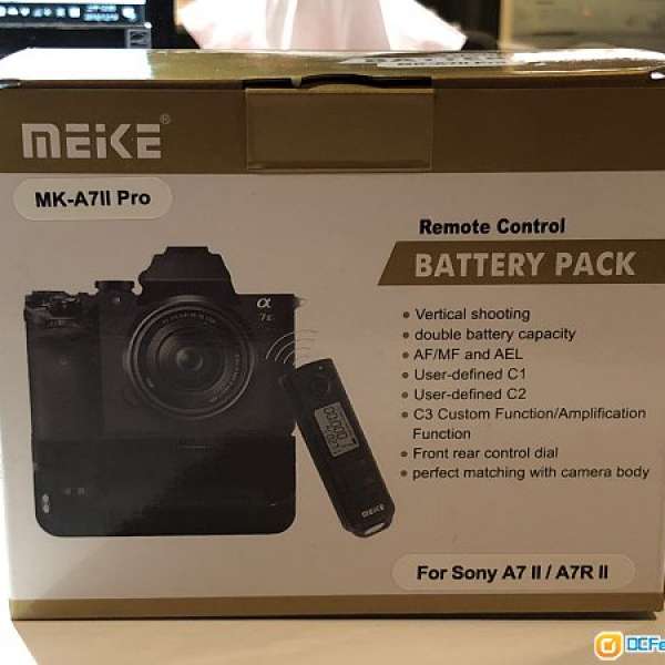 Meike 美科 MK-A7II Pro 直倒 Battery Grip A7M2 A7R2 A72