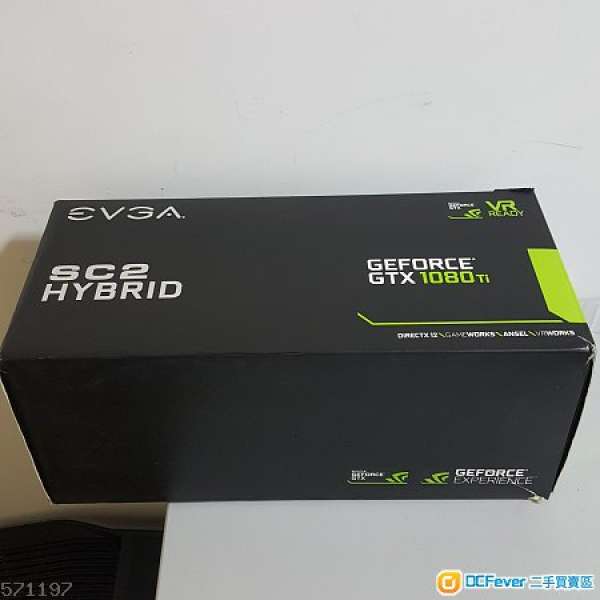 EVGA GeForce GTX 1080 Ti sc2 hybrid 可以試 非礦卡 有盒