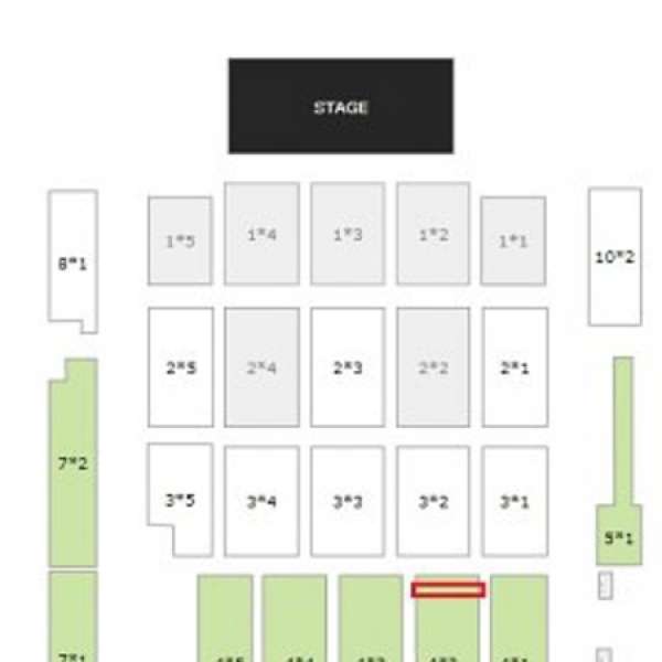 HYDE WORLD TOUR 2019 ASIA $1080區 第二行 連位兩張($880一張，不散賣)