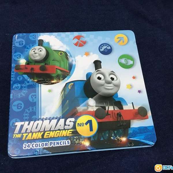 Thomas 火車 24色顏色筆