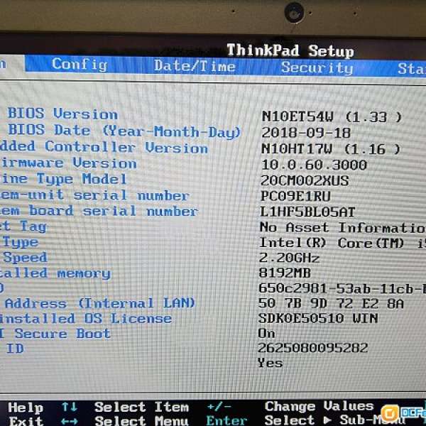 Lenovo Thinkpad Ultrabook X250, IPS i5 8GB 500G SSHD,not 240 x230