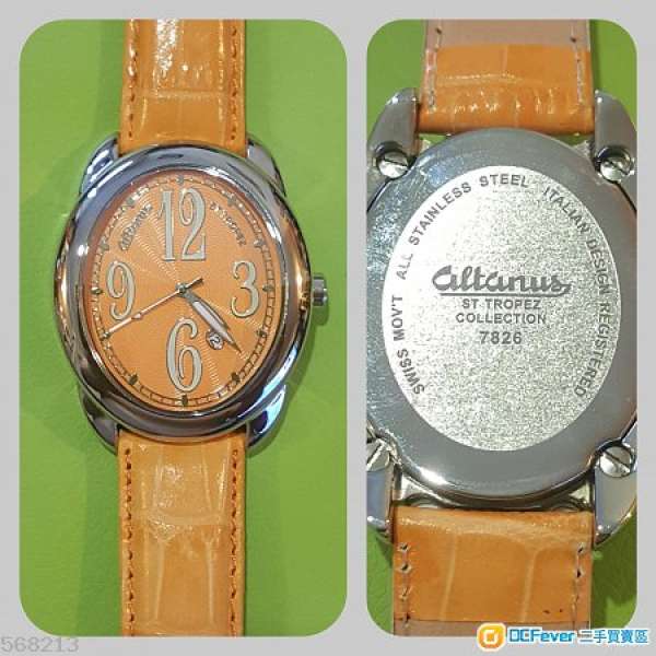 Swiss 全新手錶 Quartz Watch，多送一條錶帶