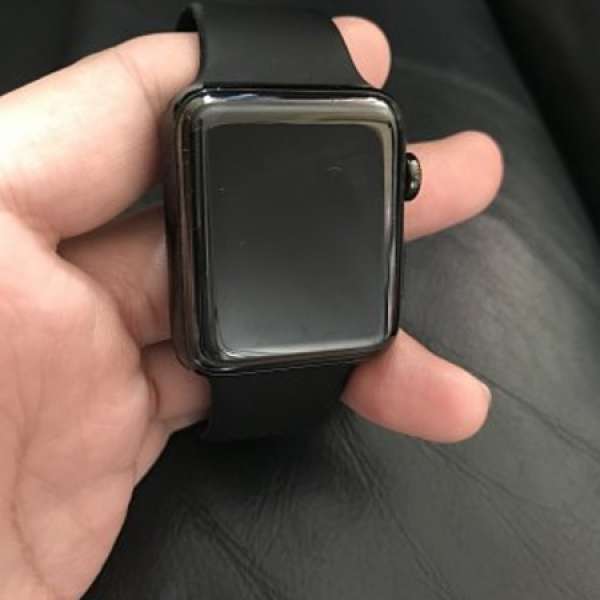 Apple watch s2 42mm 黑色不鏽鋼