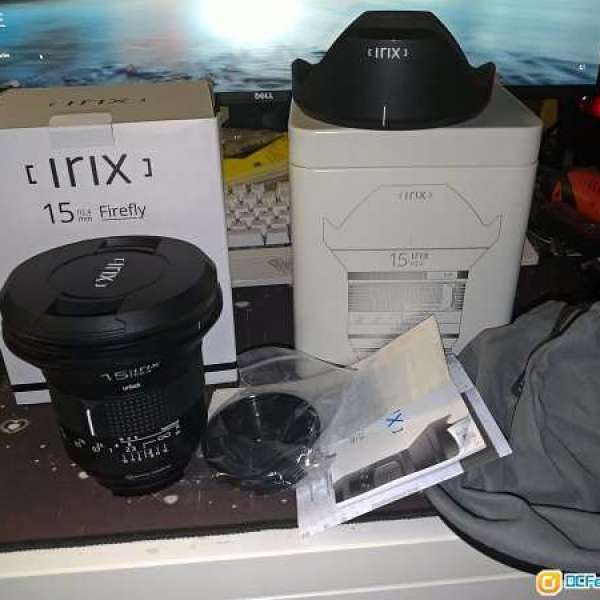 放 IRIX 15mm f 2.4 Firefly 極新 行貨過保 齊件 連2塊filter EF mount