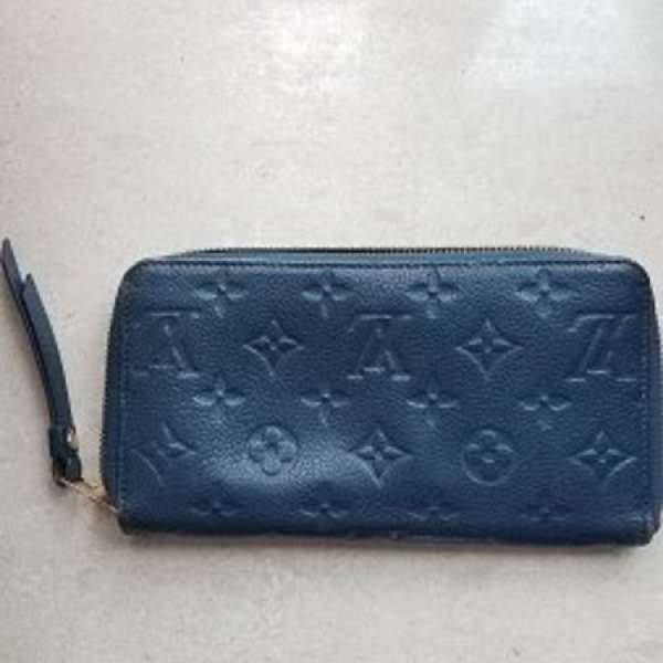 Louis Vuitton LV 寶藍色長銀包 wallet