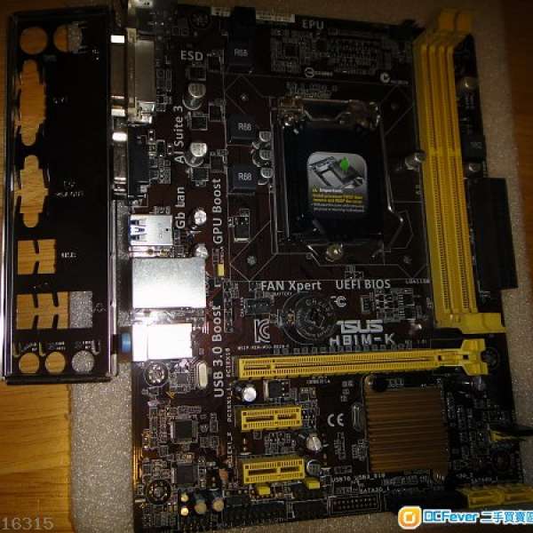 ASUS H81M-K 主版  ** 另有H81M-A 及 H81M-E 、技嘉 GA-B85M-HD3  Socket 1150