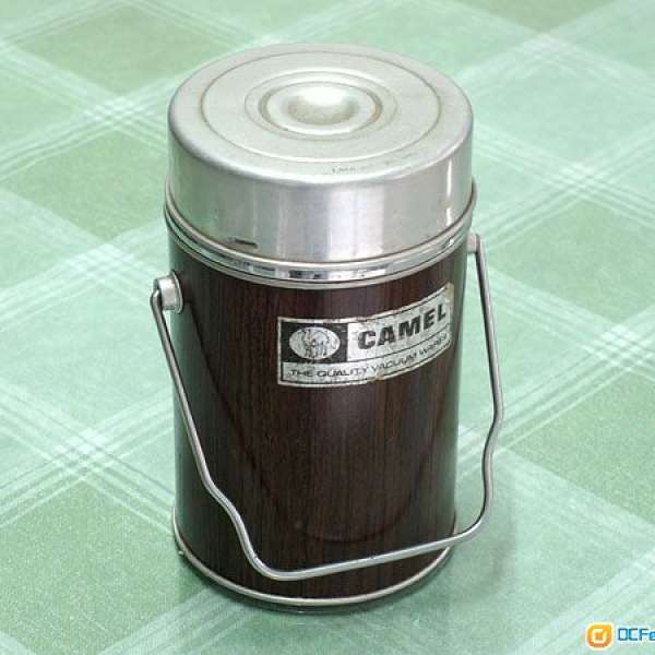 Camel 駱駝牌 玻璃 真空 內胆 保溫飯壼 vacuum flask 懷舊 經典 絕版 珍藏