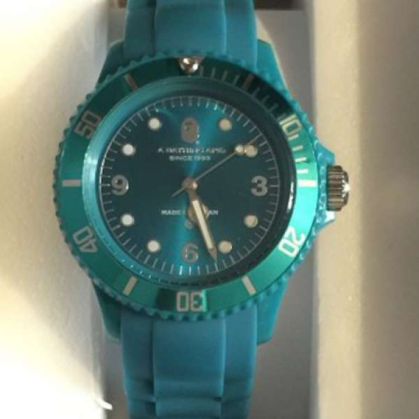 Bape 藍綠色369錶