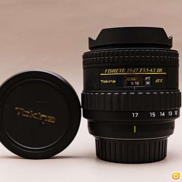 Tokina 10-17 F3.5-4.5 DX Fisheye (Nikon Mount)