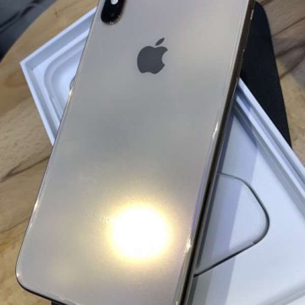 保養至2019年10月 99%新 行貨iPhone XS Max 256gb gold 極新淨