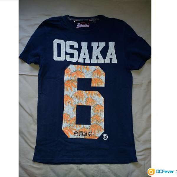 (8-9成新) Superdry 男裝短袖 Tee Shirt 大碼 (Hollister A&F Timberland)