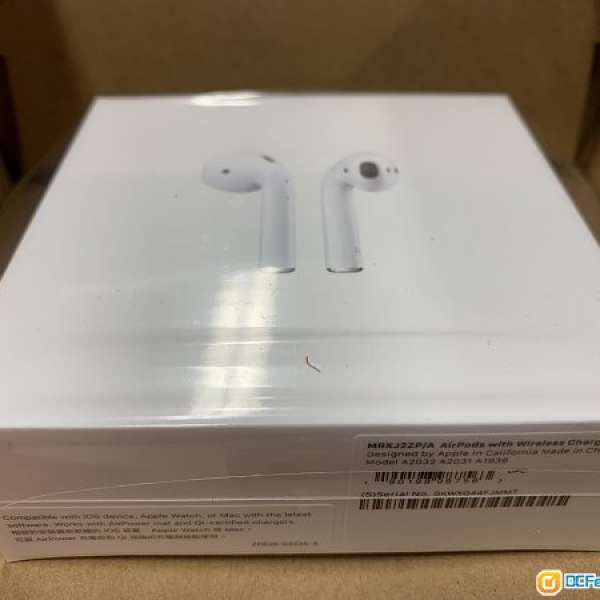 AirPods with Wireless Charging Case, Model: A2032 A2031 A1938 (無線盒)