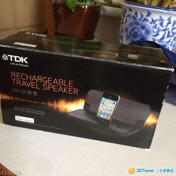 TDK Rechargeable Travel Dock Speaker