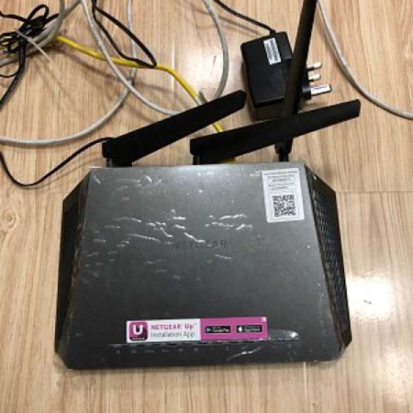 Netgear R7000 AC wifi router 有盒有保 連 8dbi 穿牆天線
