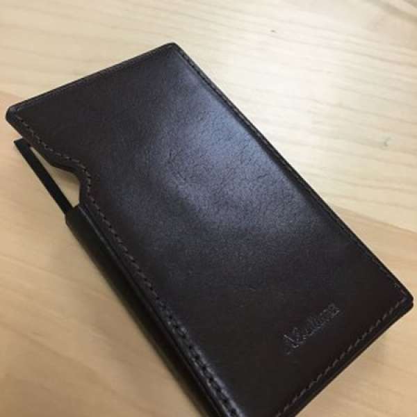 SP1000 dark brown leather case 95% new