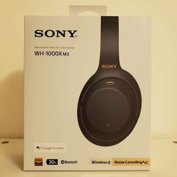 Sony WH1000Xm3 降噪耳機 Noise Cancelling
