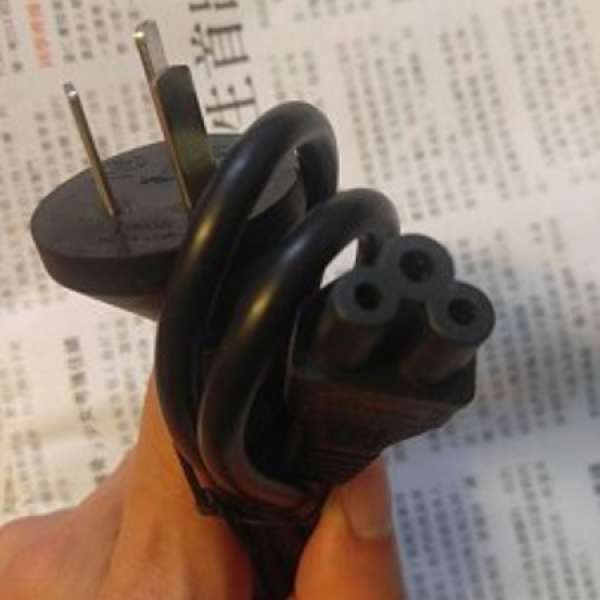 三腳手提電腦電源線 (米老鼠米奇梅花3孔插頭) 3 Prong power cord/cable