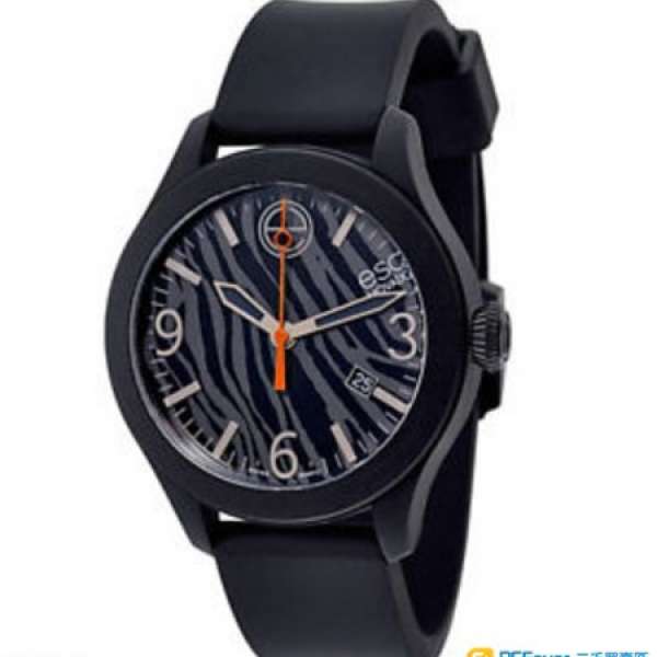 ESQ-Movado 瑞士名廠 Quartz Watch 42mm Black Silicon with box