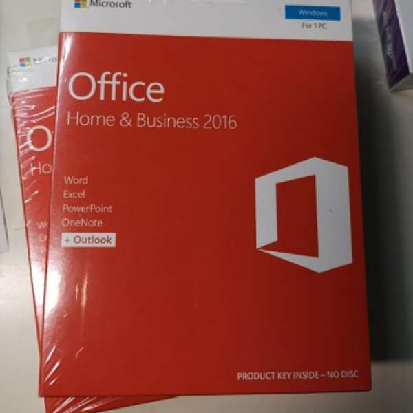 Microsoft Office 2016 Home & Business 盒裝中小企業零售版