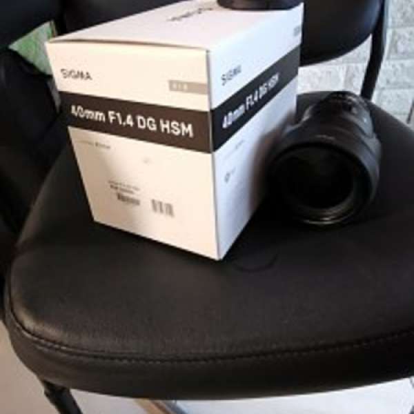 (FS) Sigma 40/1.4 Art Canon EF mount- 8k