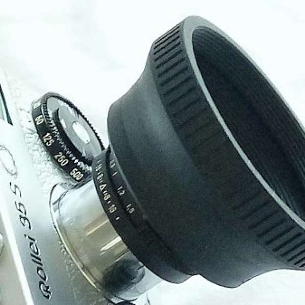 橡膠折疊式 遮光罩 德國 祿來 Rollei 35s & 35se 菲林 傍軸相機 30.5mm Lens Hood