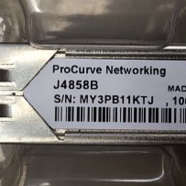 (9成新）1000Mbps HP J4858B HP PROCURVE GIGABIT-SX-LC MINI-G