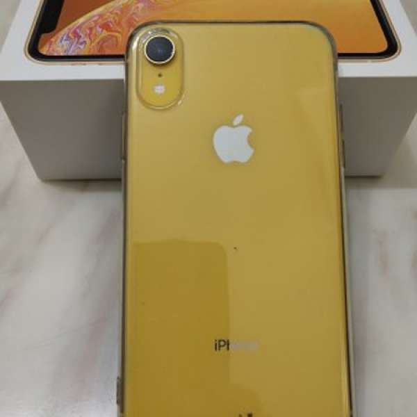 iphone xr 黄色128Gb豐澤行貨保養至19年12月3日無花99.9新配件全新有單有盒齐全包滿意