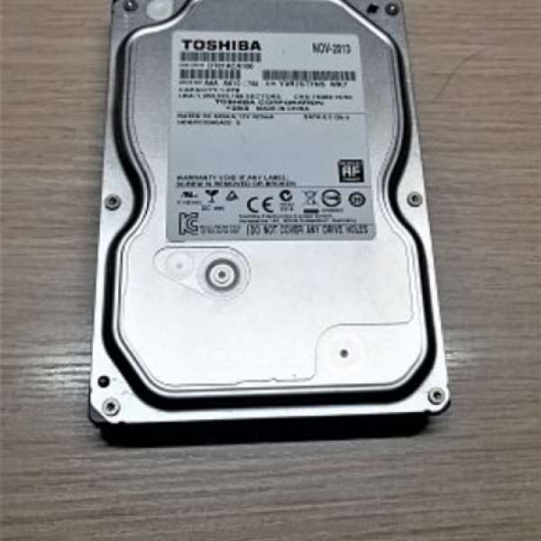 Toshiba 1tb Hardrive DT01ACA100