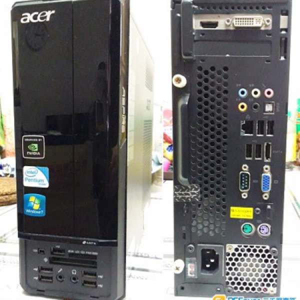 Acer Aspire  X1800    intel cpu E7500 ,4GB ram , Hdd 500GB , GT210