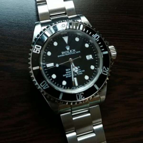 Rolex Sea-Dweller 16600 Z字頭連Rubber.B膠帶