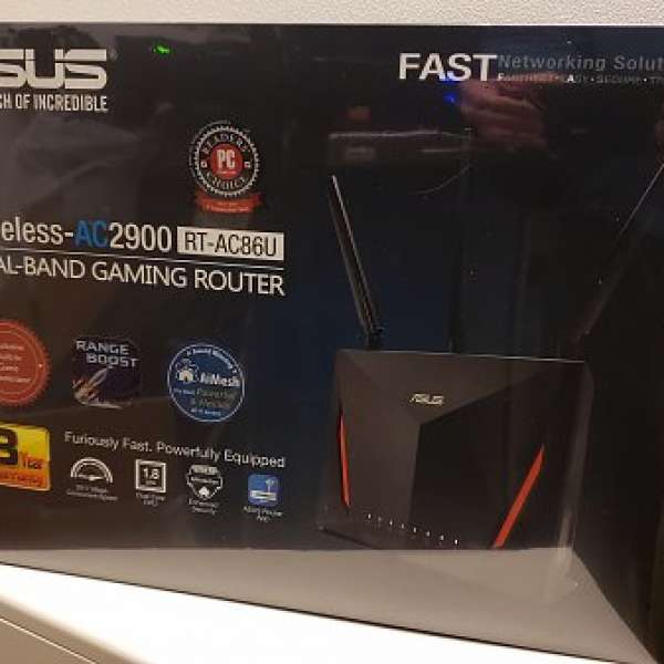 全新香港行貨未開封ASUS RT-AC86U Router (年半保)