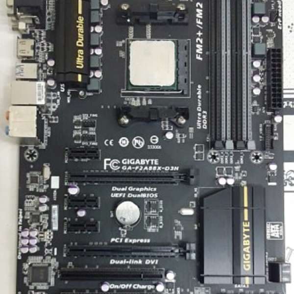 (重售) AMD A10-5800K    +   GA-F2A88X-D3H ver 3.0  + 散熱器